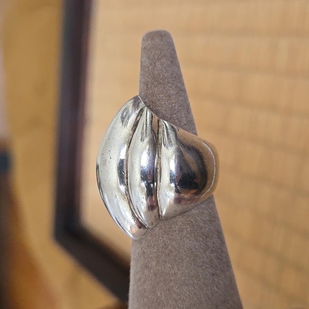 Bold Silver 925 Ring - image 6